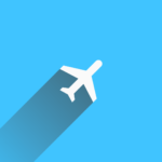 Illustration représentant un avion en plein jour, utilisé lors des notifications intelligentes du réseau Aify