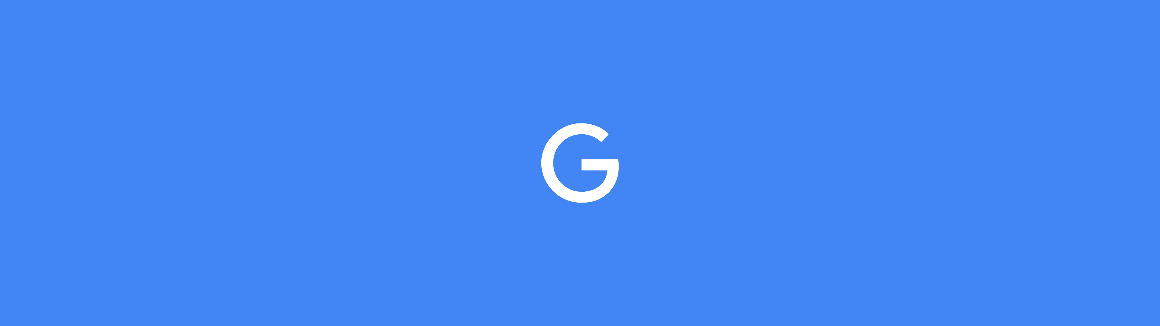 Illustration représentant le logo de Google - seulement la lettre G