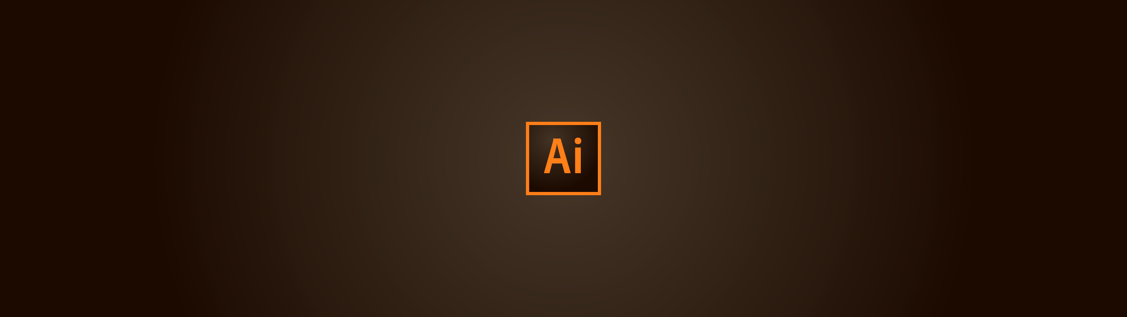 Illustration représentant le logo du logiciel Adobe Illustrator sur un fond dégradé